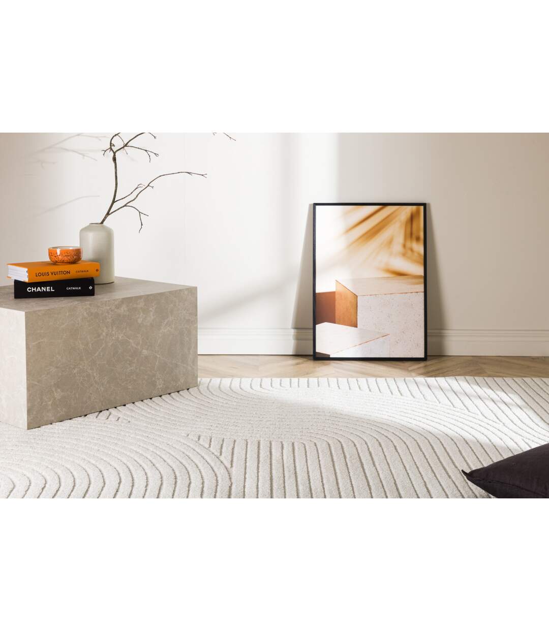 Tapis Déco Vince Solar 200x290cm Naturel-4