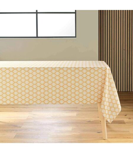 Nappe Antitache Imprimé Davia 145x240cm Jaune