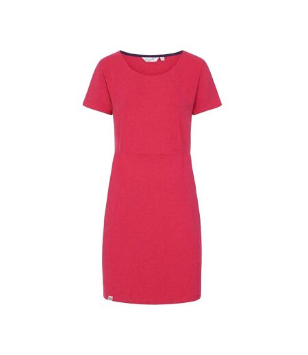 Robe Mancherons Motif/style Uni Femme Corail Foncé Lazy Jacks