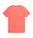 Womens/ladies Leena Organic Cotton Boxy T-shirt Coral Animal-2