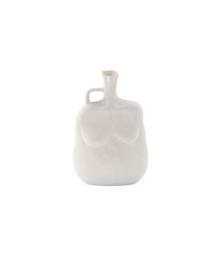 Vase Buste en Céramique Conta 25cm Blanc Cassé