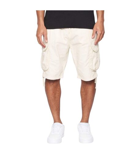 Short À Poches Jamstar Homme Beige Gris Crosshatch