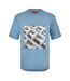 Mens Dodger Graphic T-shirt Blue Hugo-1
