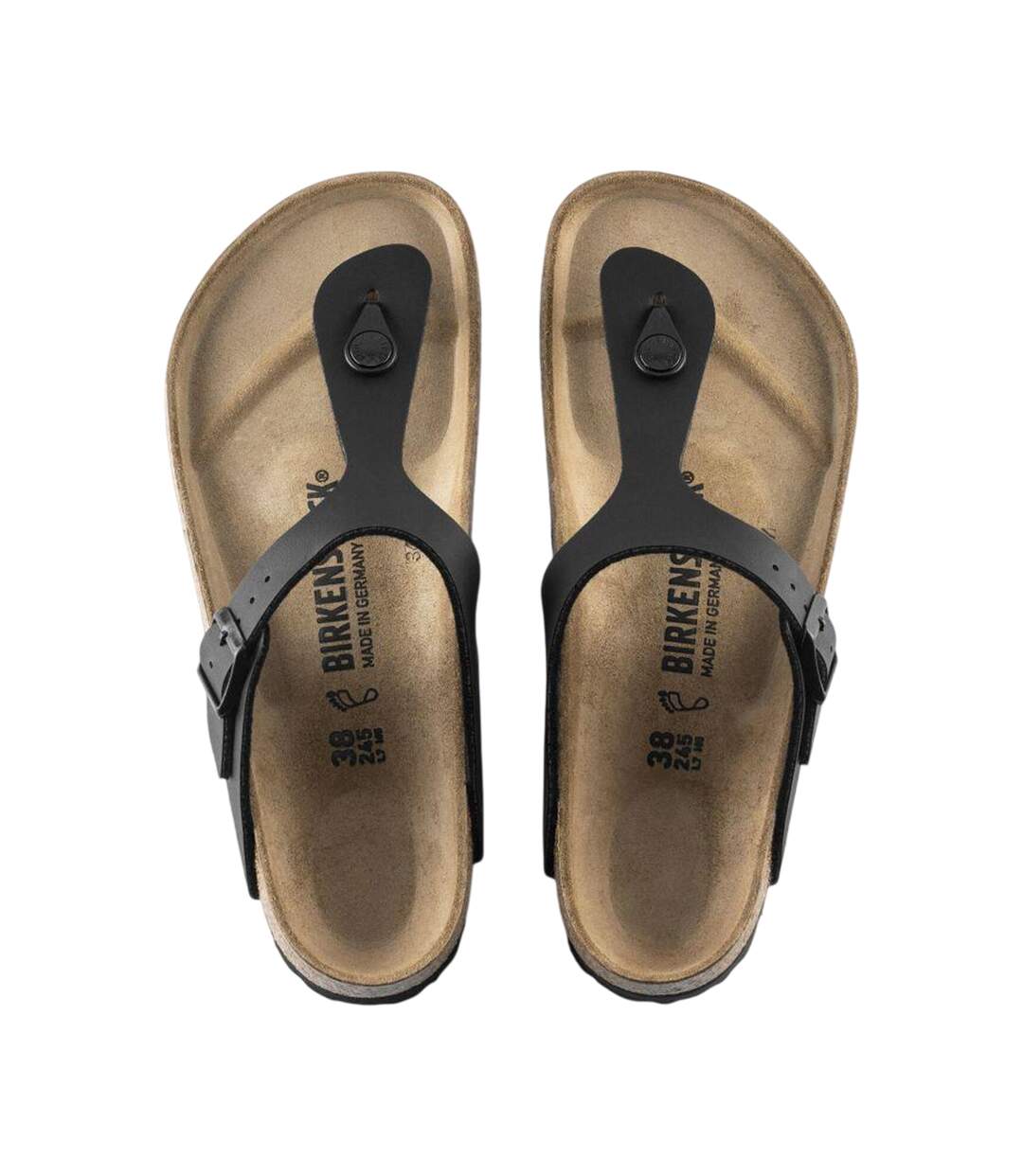 Tongs Gizeh Femme Noir Birkenstock-4