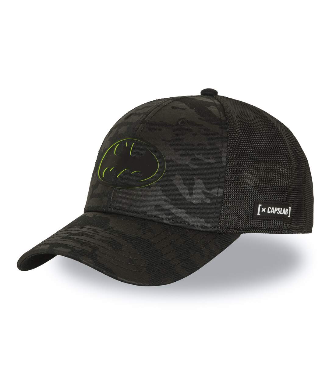 Casquette baseball premium avec filet et patch Dc Comics Neon Logo Capslab-1