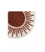 Tapis Tufté Déco Alicante 90cm Ivoire & Marron-2