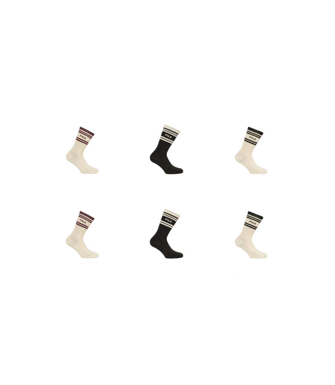 Lot de 6 Paires de tennis homme Lifestyle FU5366 Fila-1