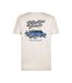 T-Shirt blanc/bleu homme petrol industries classic-2