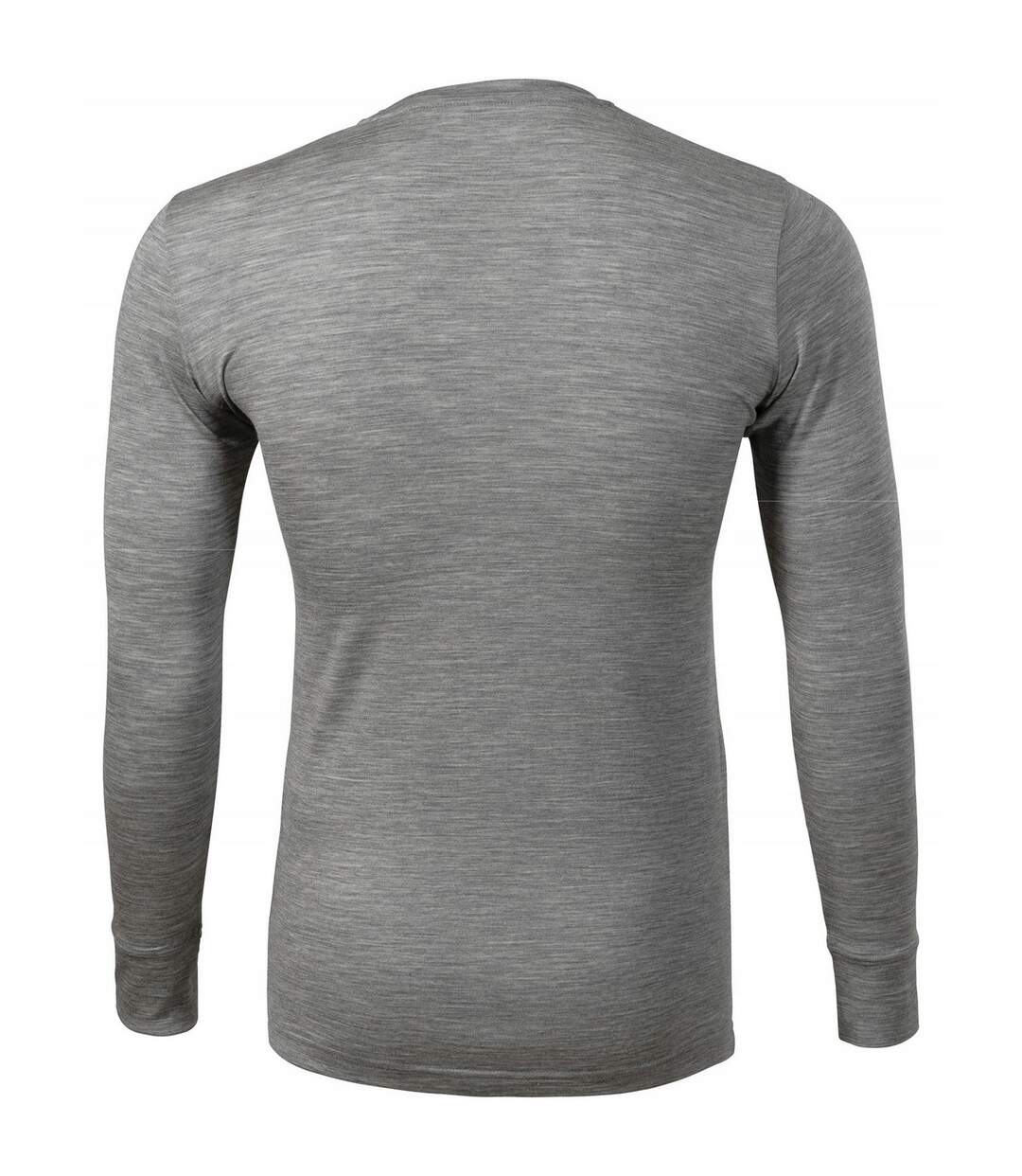 T-shirt Manches Longues Premium Merino Rise Homme Gris Malfini-2