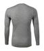 T-shirt Manches Longues Premium Merino Rise Homme Gris Malfini-2