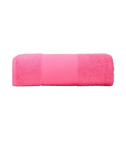A&R Towels Print-Me Bath Towel (Pink) (One Size) - UTRW6037