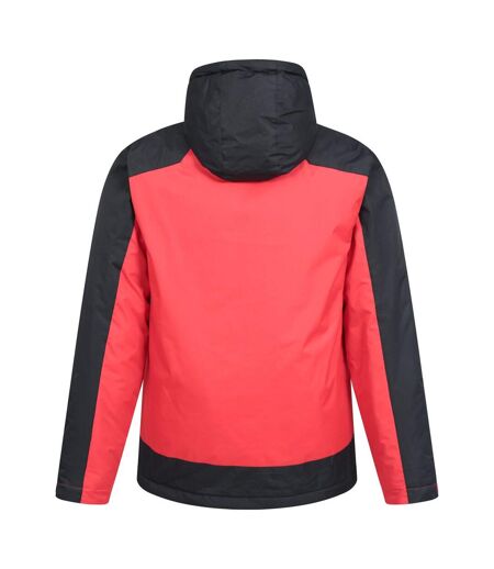 Mens dusk iii ski jacket active red/black Mountain Warehouse