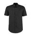 Chemise Manches Courtes Commerce Homme Noir Kustom Kit-1