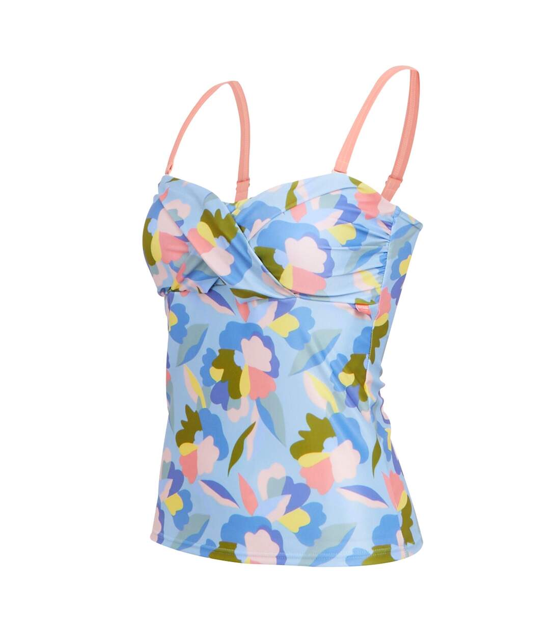Womens/ladies Aceana Iii Floral Tankini Top Multicoloured Regatta-3