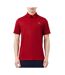 Polo de golf rouge homme lacoste regular fit protection uv-1