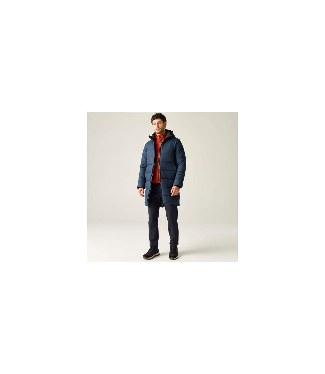 Mens Montor Water Repellent Padded Jacket Navy Regatta-1