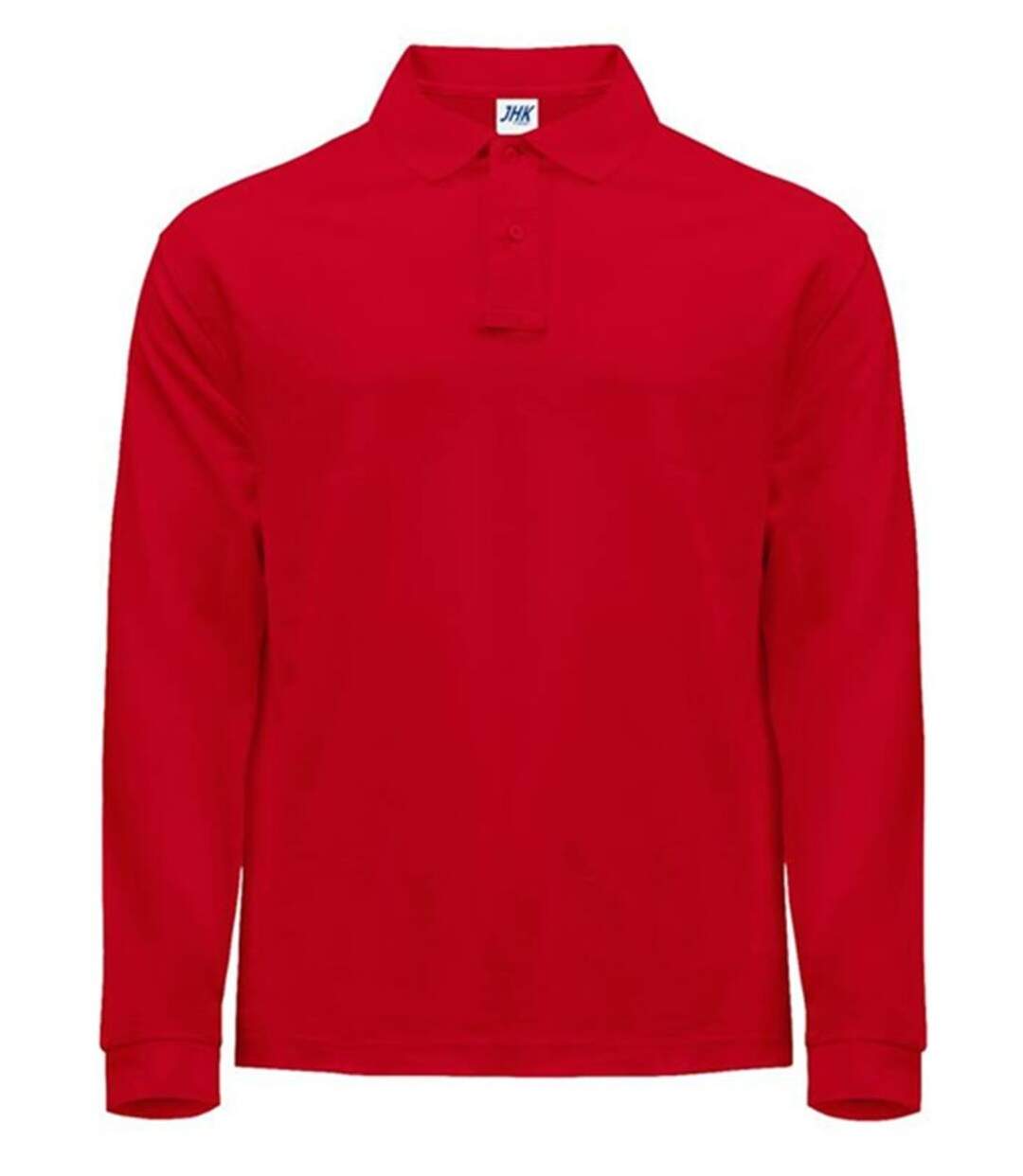 Polo manches longues - Homme - JK215 - rouge