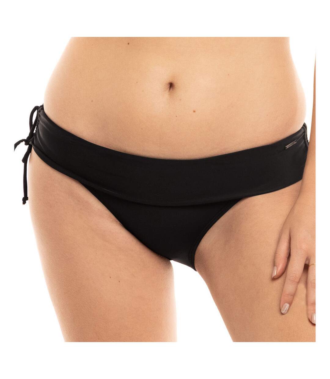 Bas de Bikini Noir Femme Sun Project Haute