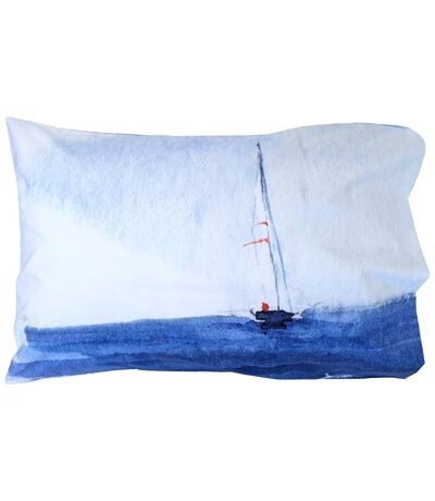 Taie d'oreiller percale de coton collection REGATE