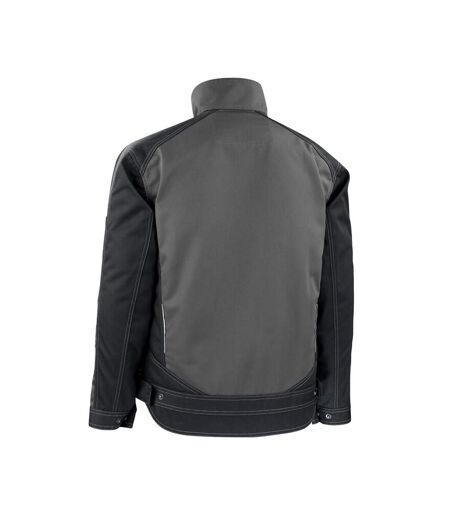 Mens Unique Mainz Jacket Dark Anthracite Black Mascot
