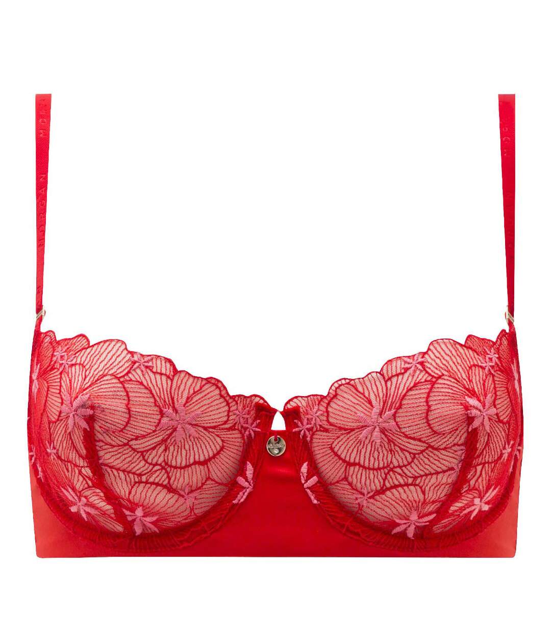 Soutien-gorge armatures rouge Amandine-1