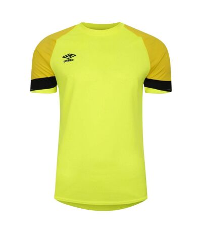 Umbro Mens Contrast Sleeves Goalkeeper Jersey (Safety Yellow/Empire Yellow/Black) - UTUO2169