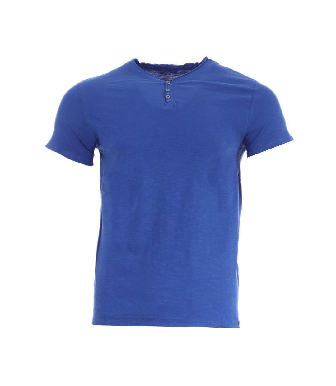 T-shirt Bleu Roi Homme La Maison Blaggio Mattew - S-1