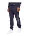 Mens Jamals Hoodie And Joggers Set Navy Crosshatch-3