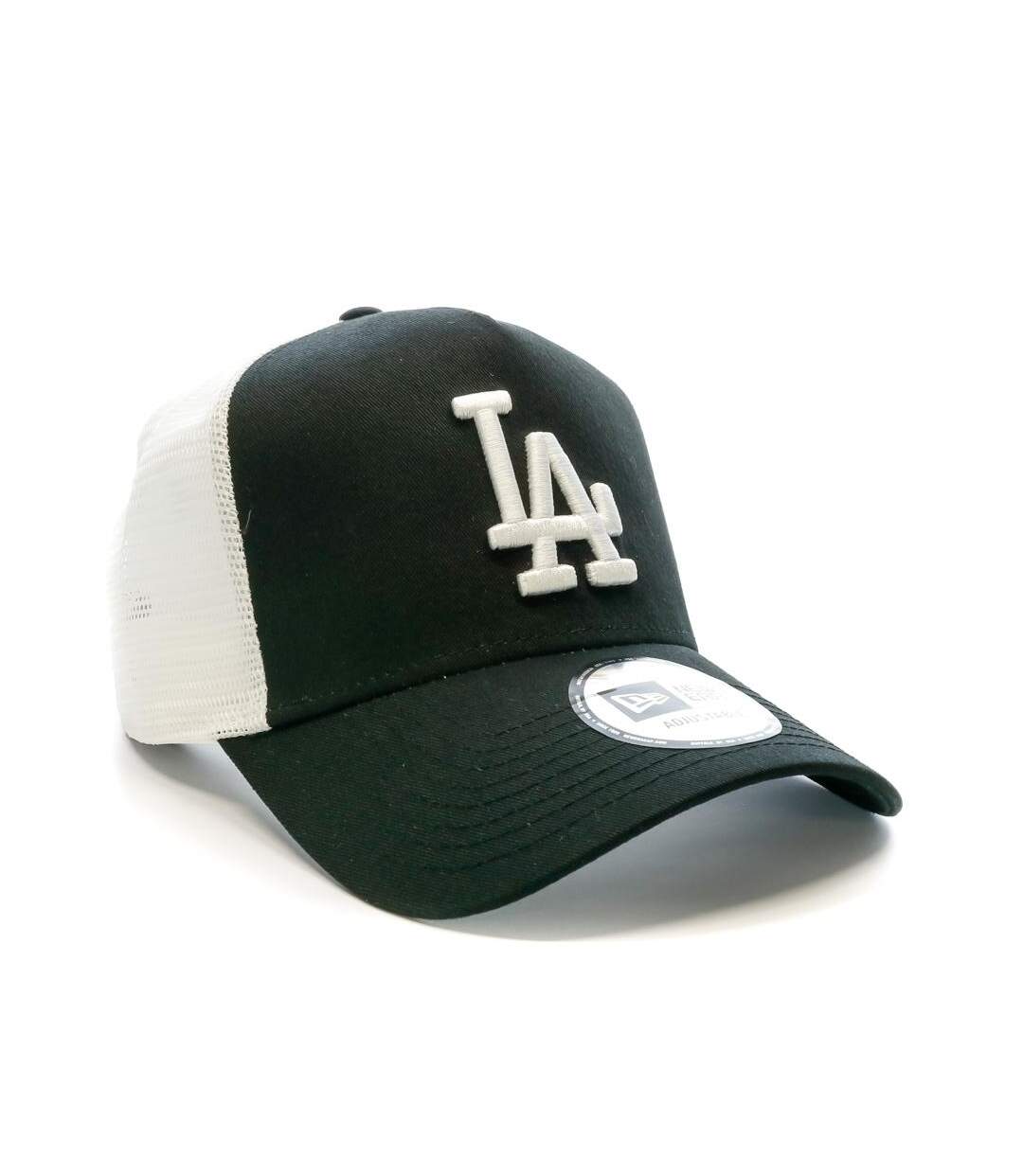 Casquette noir/blanc homme new era clean-2