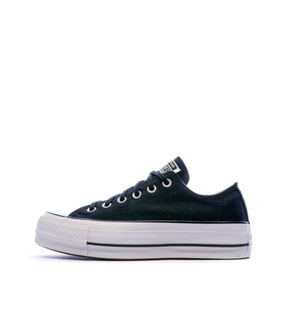 Baskets Plateforme Noires Femme Converse Ox