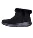 Womens/ladies On The Go Stellar Suede Faux Fur Lined Ankle Boots Black Skechers-2
