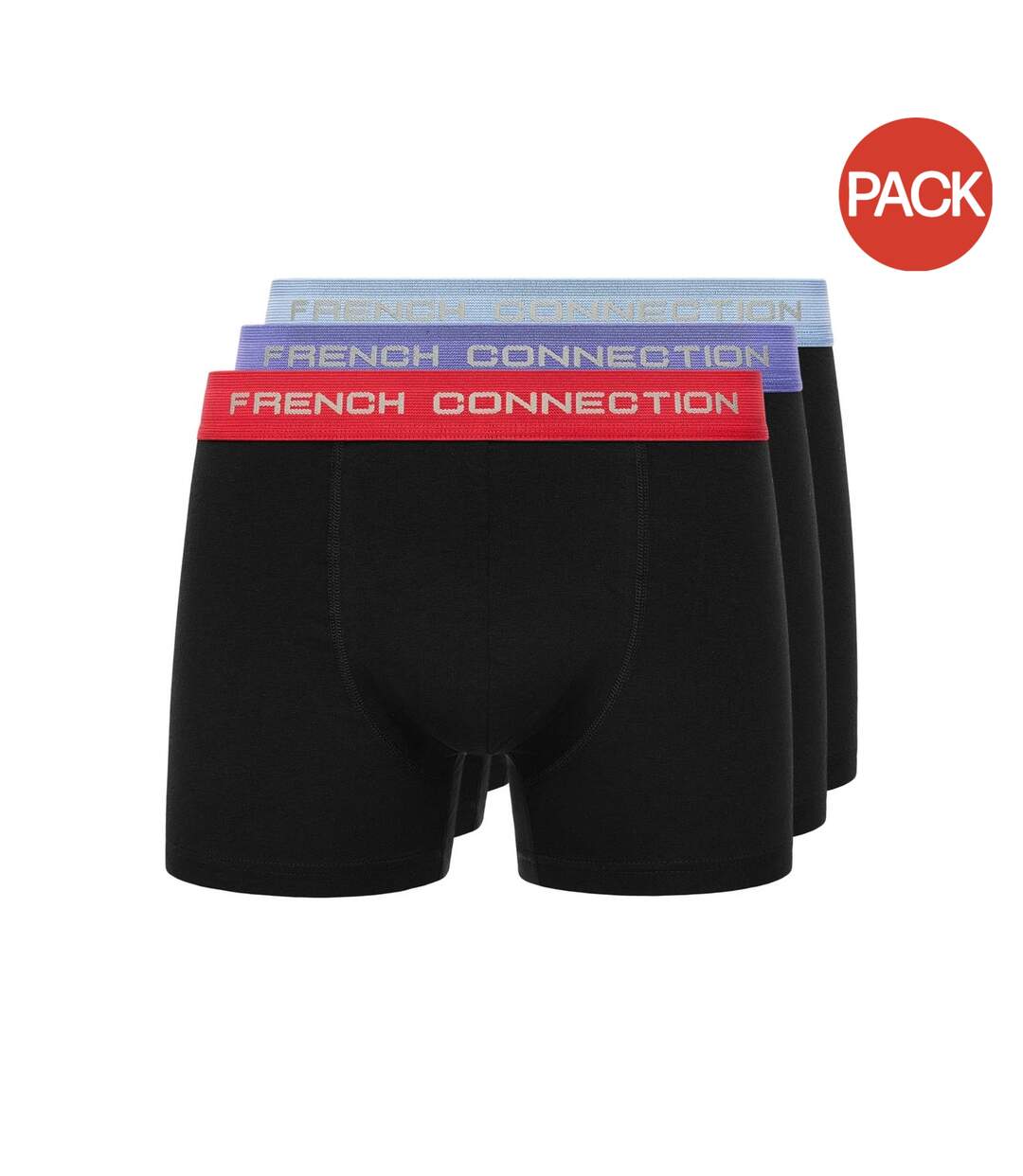 Pack of 3  Mens fc20 boxer shorts  black French Connection