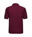 Russell Mens Classic Short Sleeve Polycotton Polo Shirt (Burgundy) - UTBC566