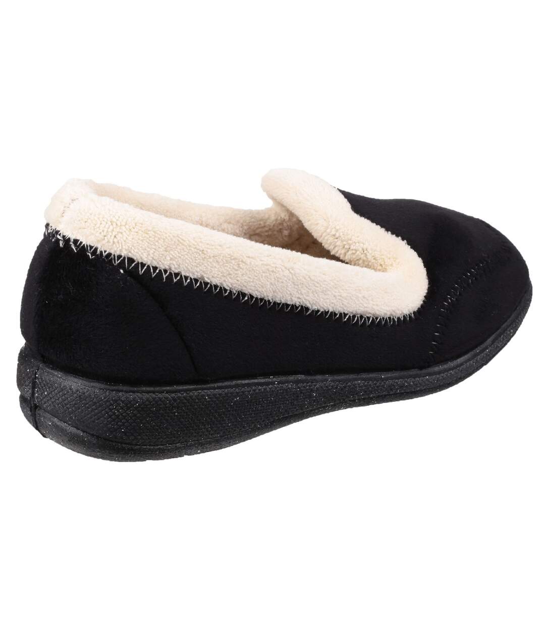 Maier chaussons classiques femme noir Fleet & Foster-2