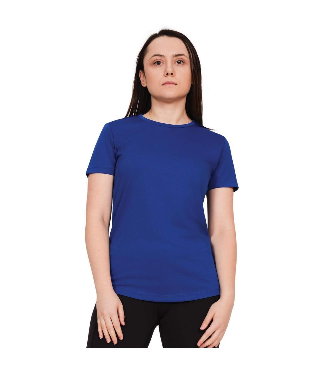 T-shirt original tech femme bleu roi Casual Classics-1