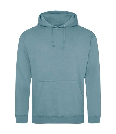 Mens college hoodie seafoam Awdis