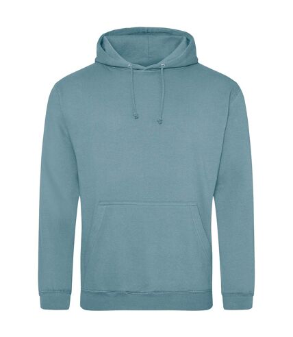 Mens college hoodie seafoam Awdis