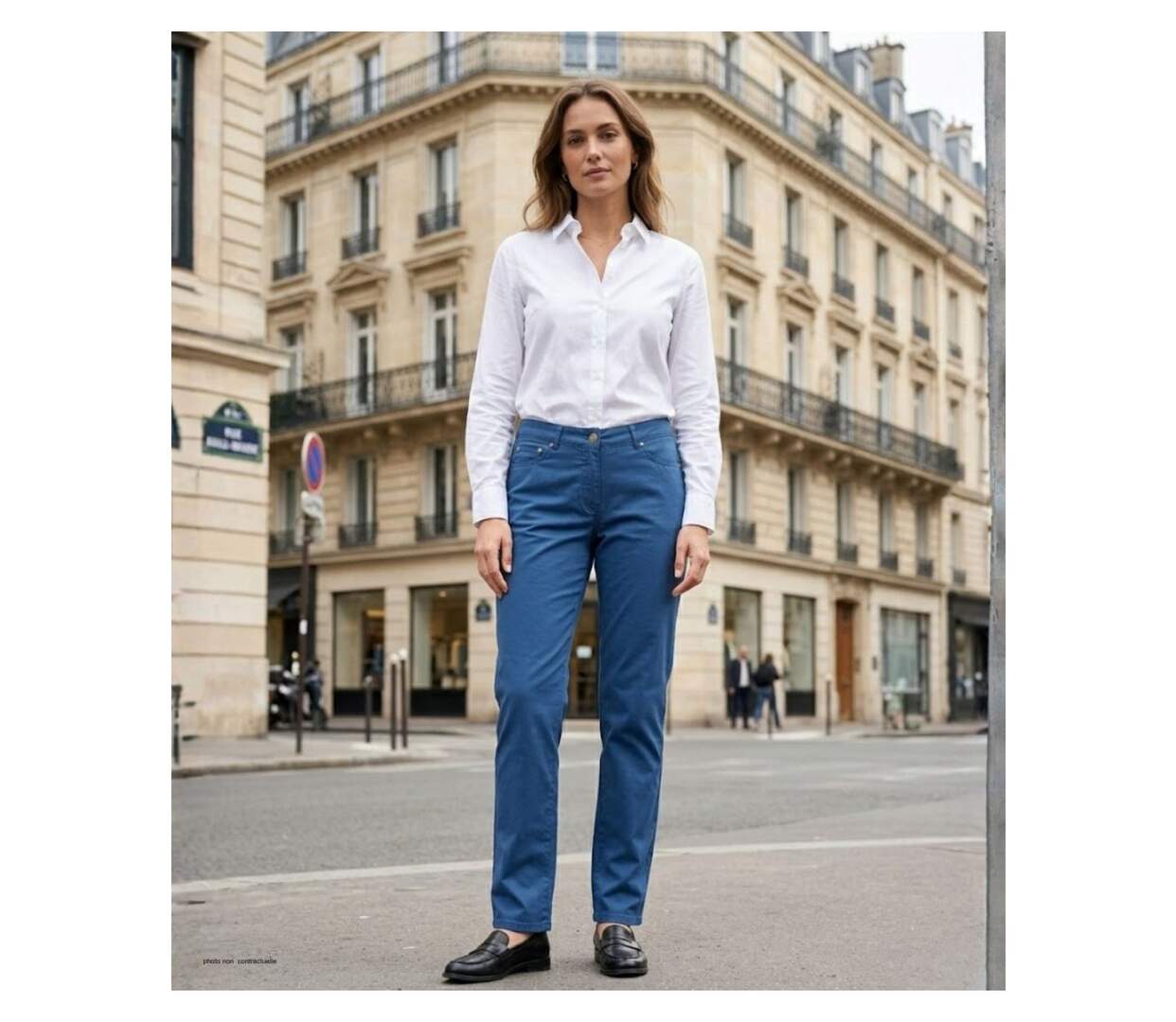 MAYFLOWER FLORA3 - Pantalon en toile stretch pour femme : Confort et élégance au quotidien-5