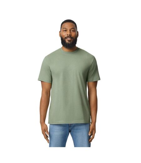 T-shirt Softstyle Homme Vert De Gris Gildan