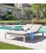 Lit de piscine double Evasion en aluminium