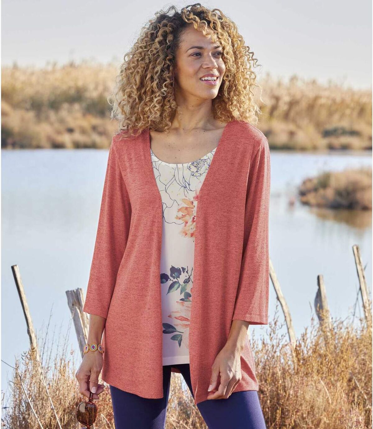 Women's 2-in-1 Top - Coral  Atlas For Men