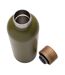 Recycled stainless steel 500ml bottle one size green XD Collection-2