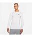 Mens Pro Core Long-sleeved T-shirt White Nike-1