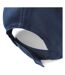 Casquette 100% coton adulte unisexe bleu marine/rouge Beechfield