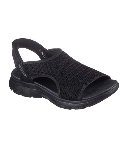 Womens/ladies Summits Sweetly Evolved Slip-in Sandals Black Skechers
