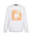 Mens Soleri 88 Ribbed Crew Neck Sweatshirt White Boss-1
