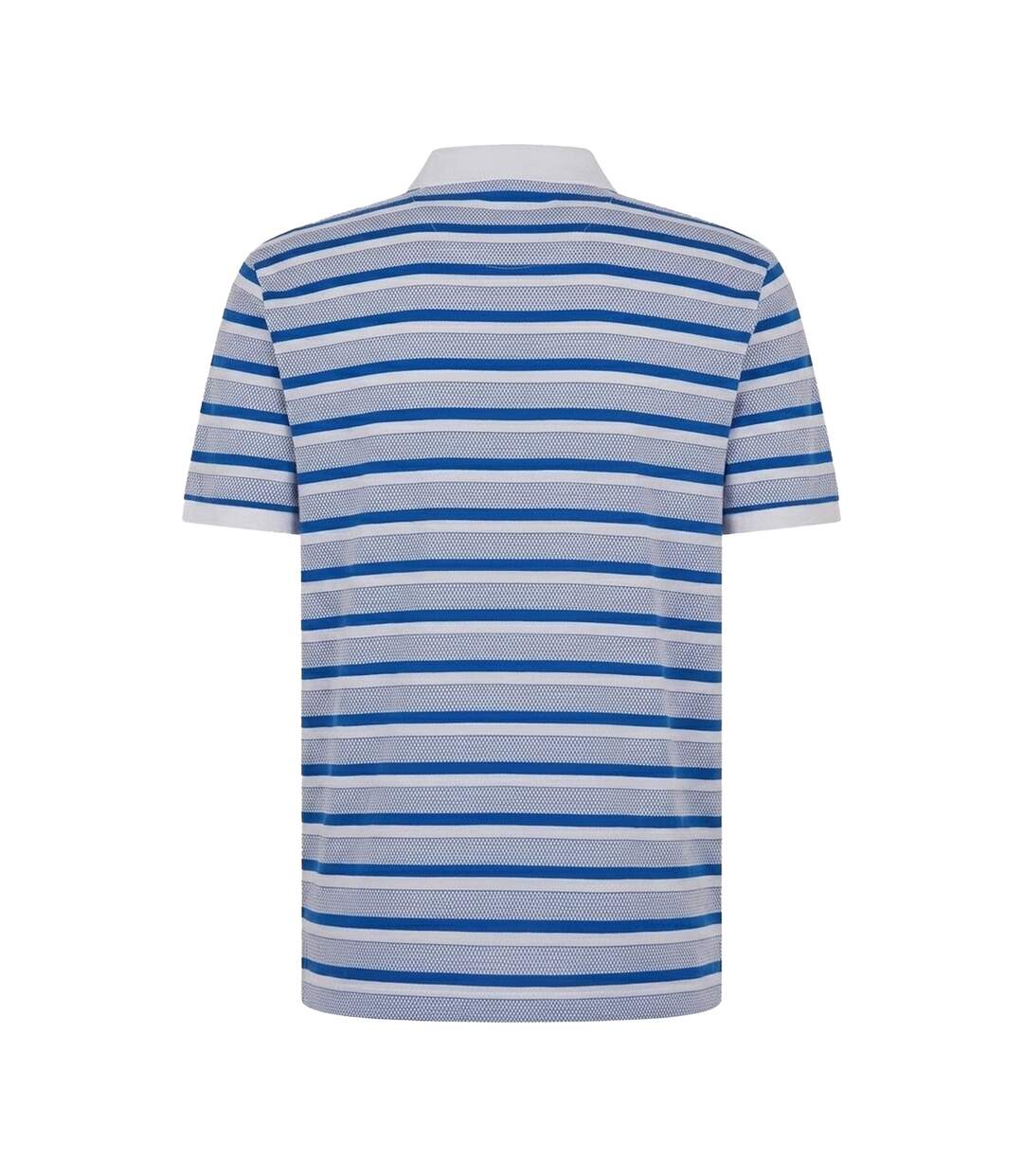 Mens Striped Polo Shirt White Original Penguin-2