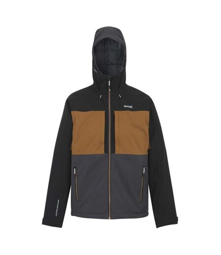 Veste Imperméable Maland Homme Marron Noir Cendre Regatta