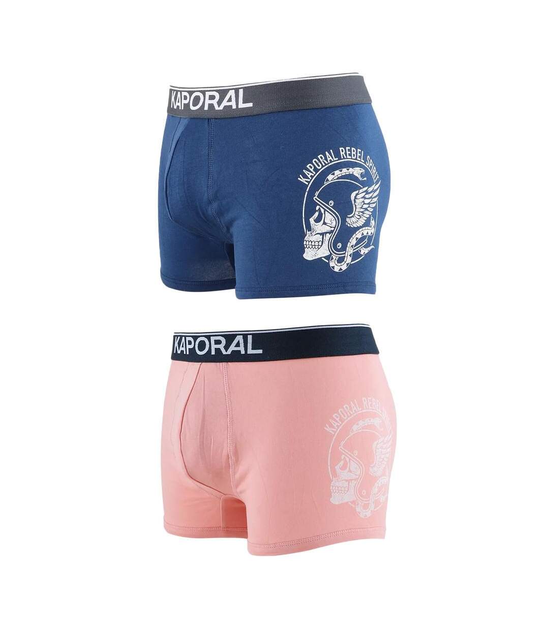 X2 Boxers Bleu/Rose Homme Kaporal Tonye - S