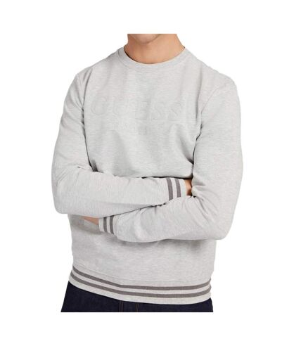 Sweat Gris Homme Guess CN Fleece - L